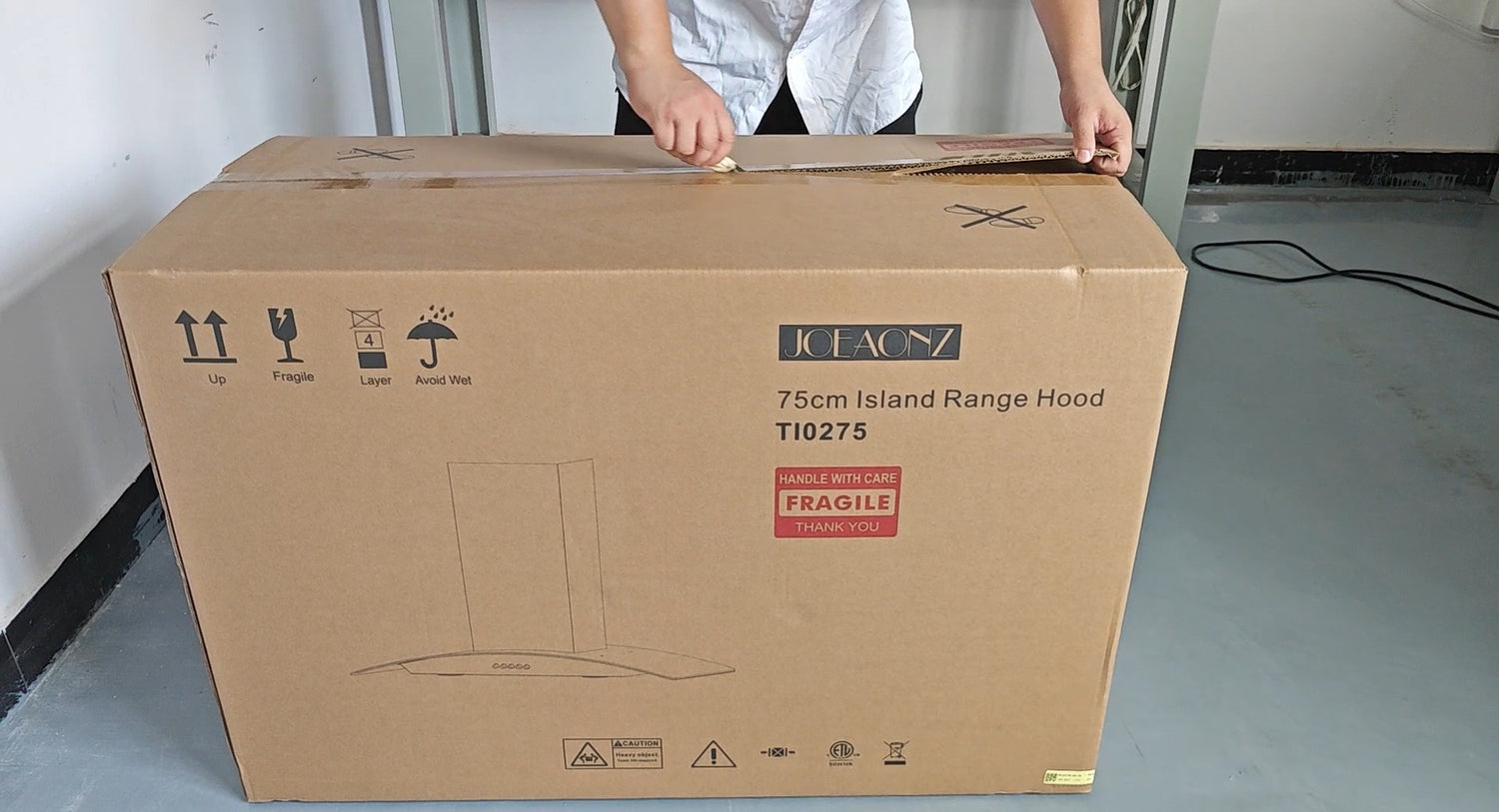 Tieasy YY0275 Island Range Hood Installation Tutorial