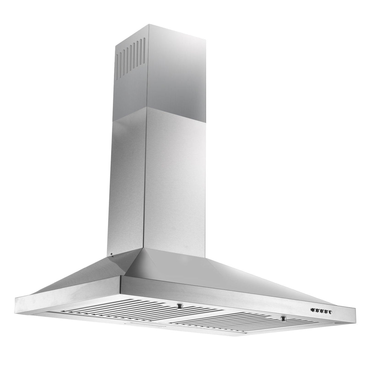 Tieasy 24 inch Wall Mount Range Hood 450 CFM Ducted/Ductless with 3 Speed Exhaust Fan - ZMG-0160B